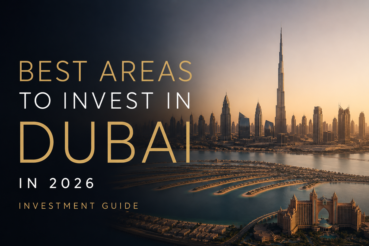 BEST AREAS TO INVEST IN DUBAI 2026 Investment Guide